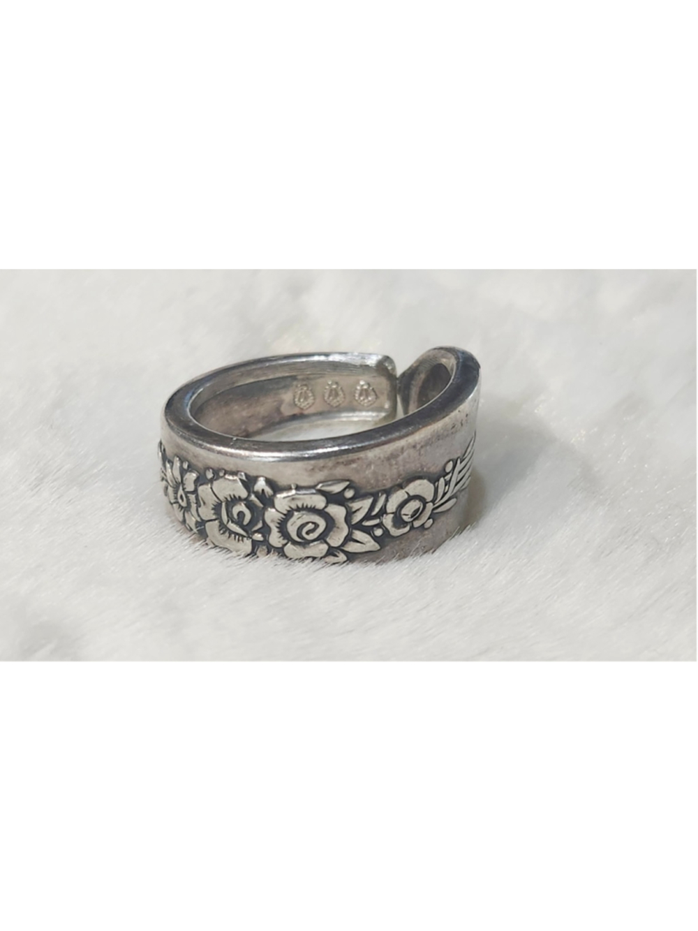 Silverwear Ring Size 8 ONEIDA silverplate ROYAL ROSE